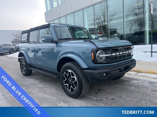 2022 Ford Bronco Outer Banks 4WD | 360 Camera | Heated Seats | 12" Touchdcreen