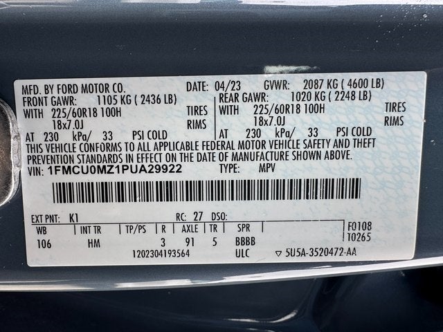 2023 Ford Escape Hybrid ST-Line