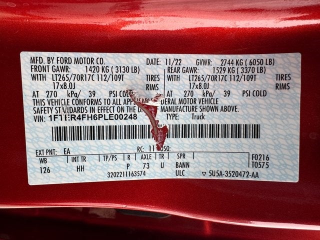 2023 Ford Ranger Lariat | Tremor Off-Road Pkg. | Technology Pkg.