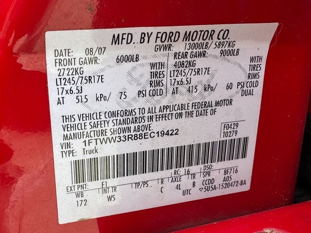 2008 Ford F-350SD DRW