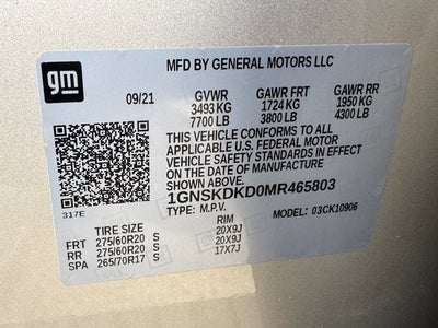 2021 Chevrolet Suburban Z71