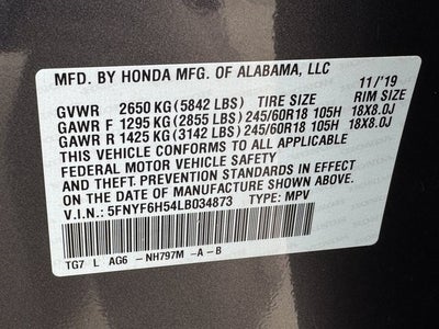 2020 Honda Pilot EX-L