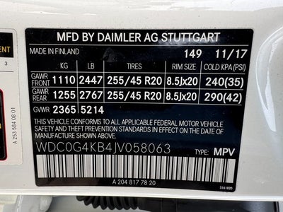 2018 Mercedes-Benz GLC GLC 300 4MATIC®