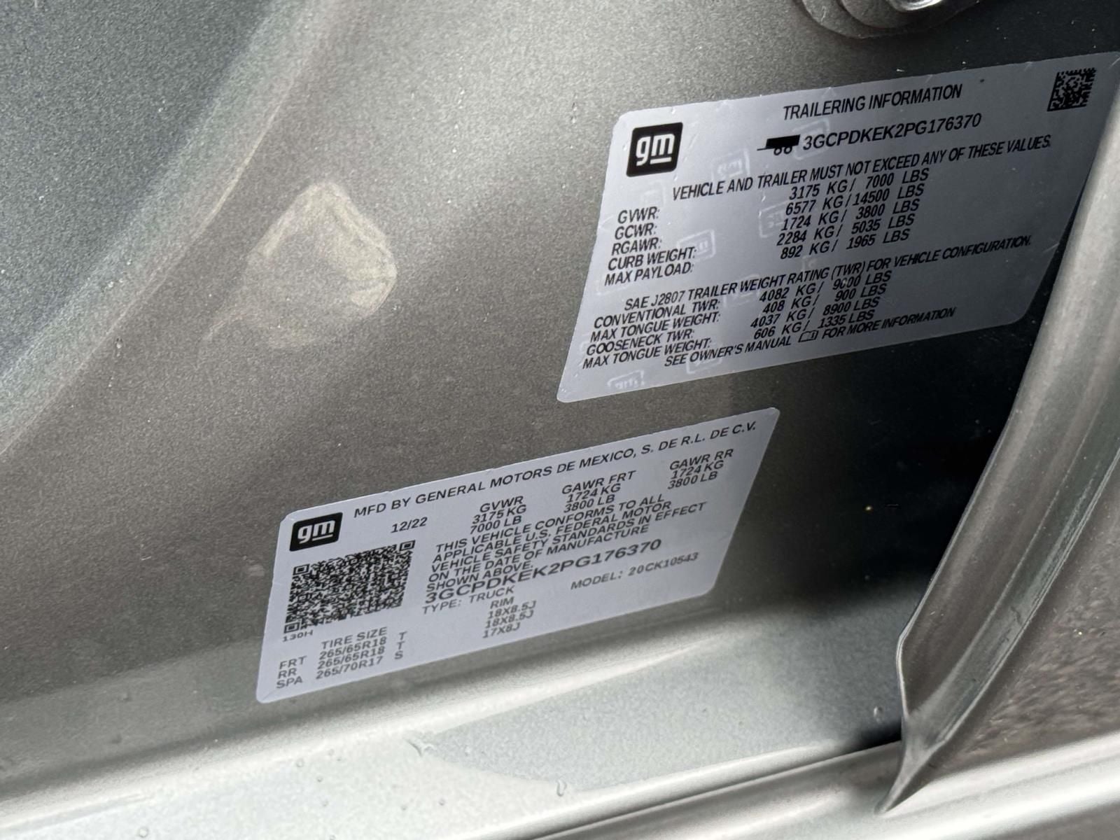 2023 Chevrolet Silverado 1500 LT