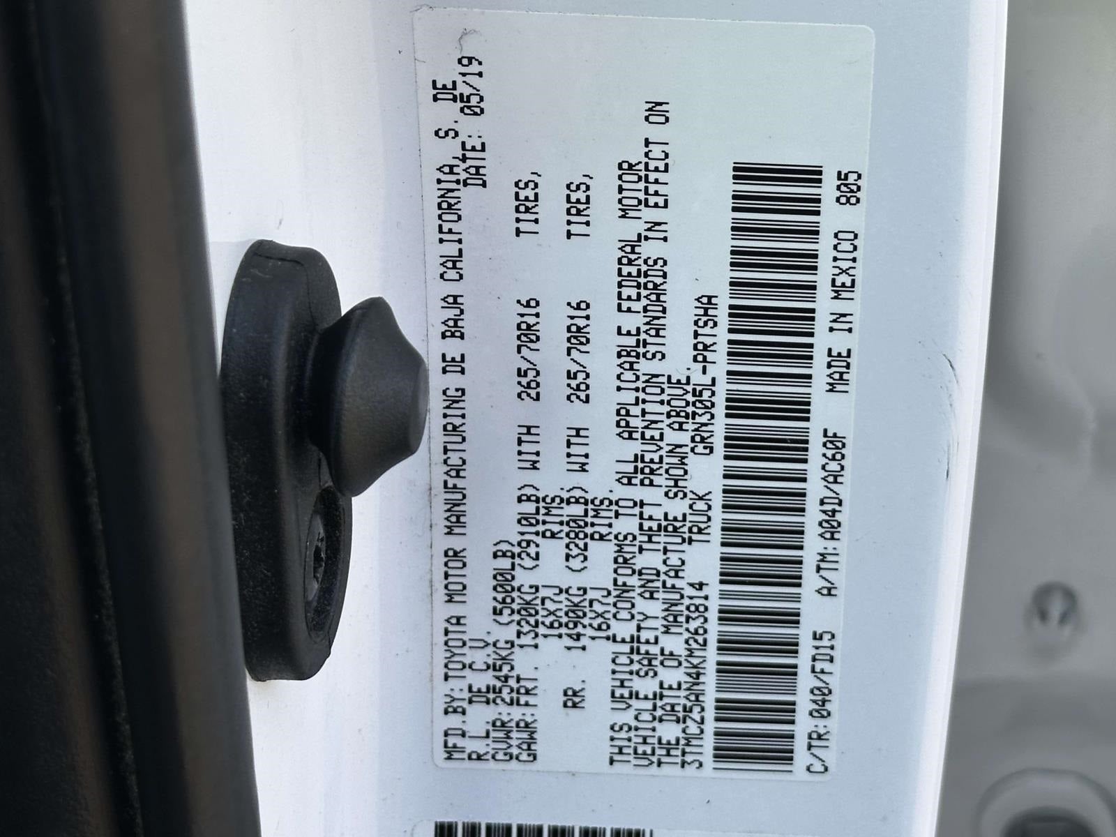 2019 Toyota Tacoma TRD Off-Road V6