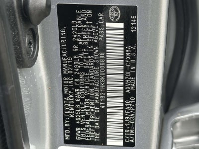 2019 Toyota Camry Hybrid LE