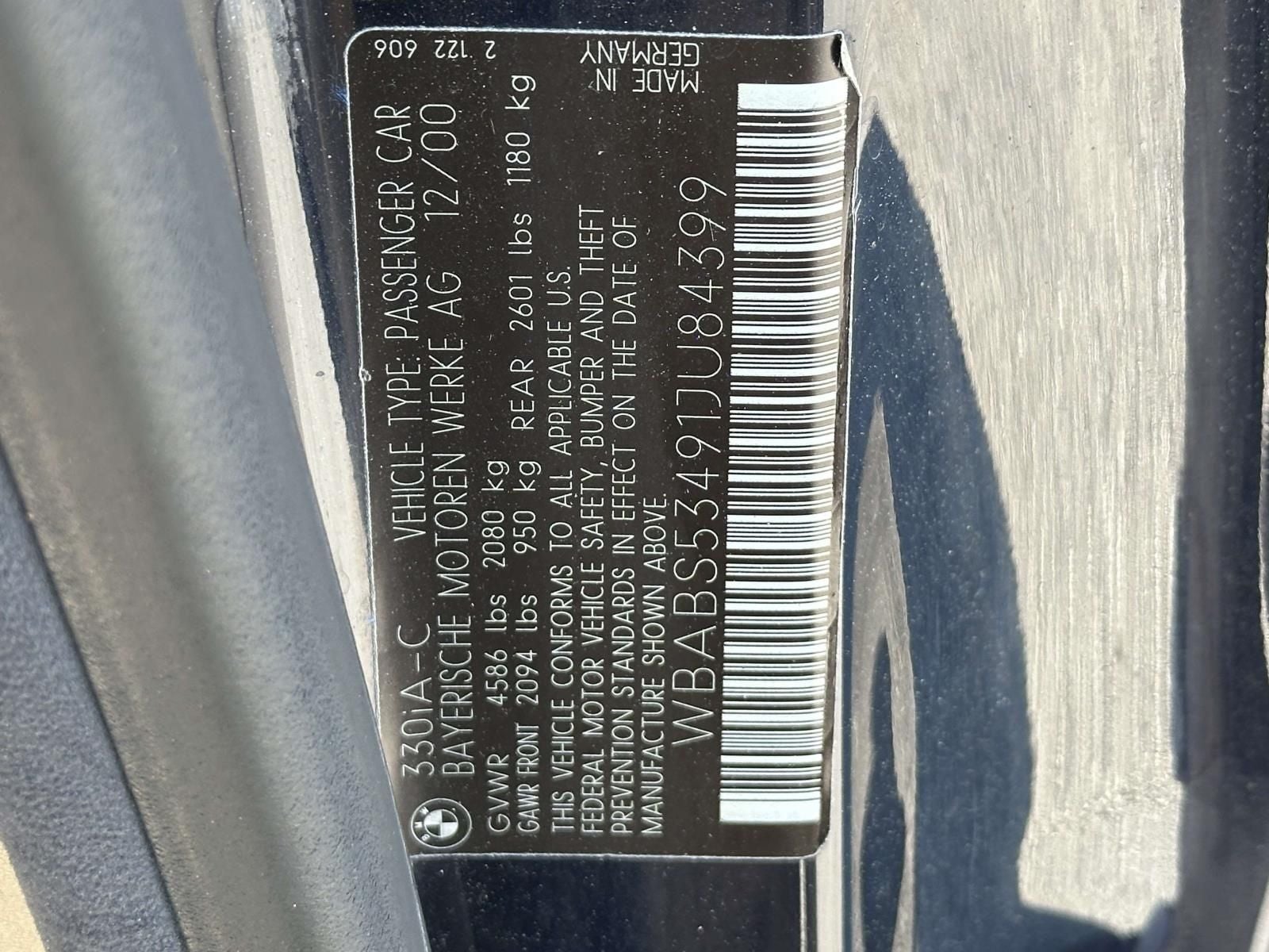 2001 BMW 3 Series 330Ci