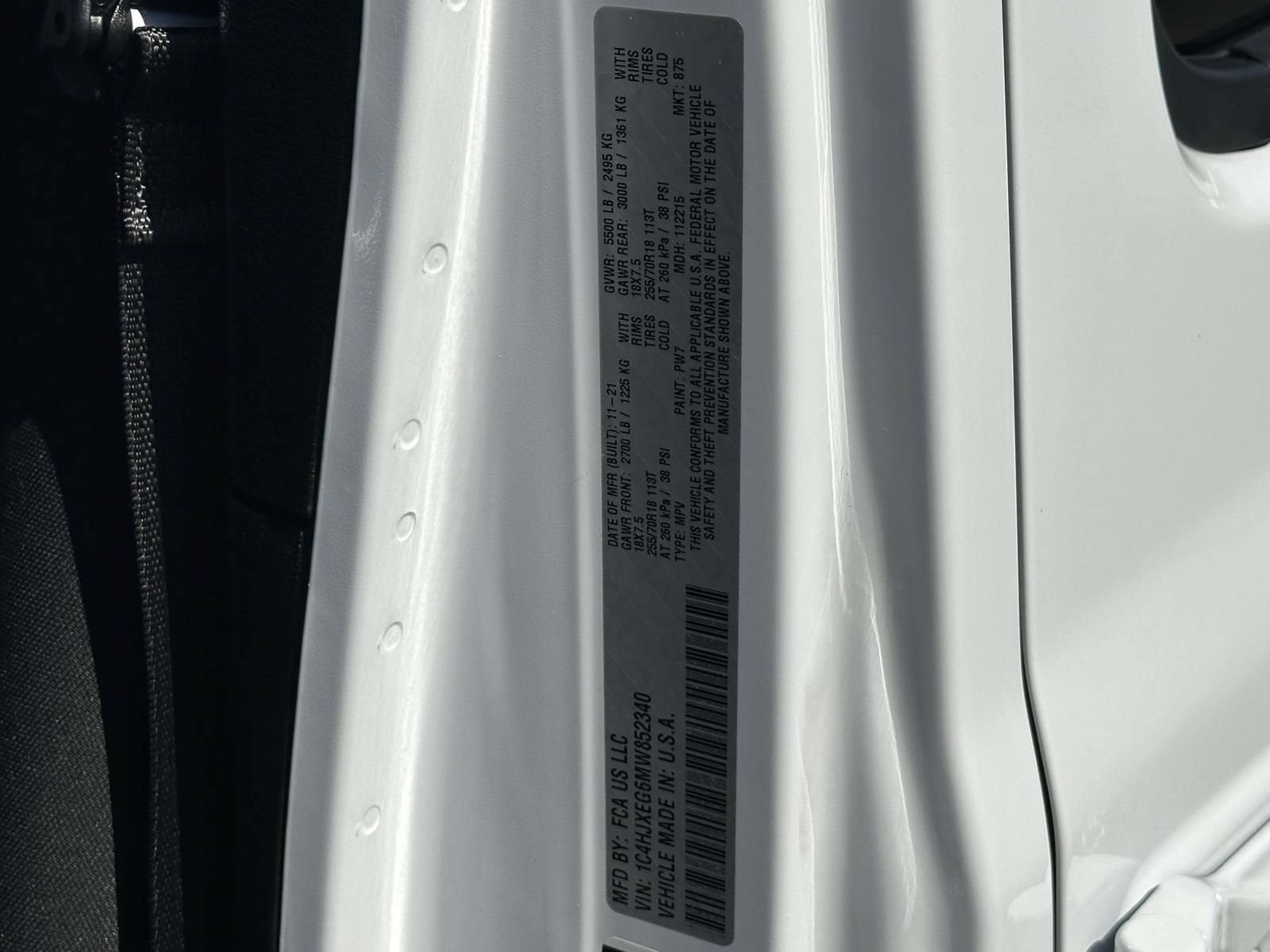 2021 Jeep Wrangler Unlimited Sahara