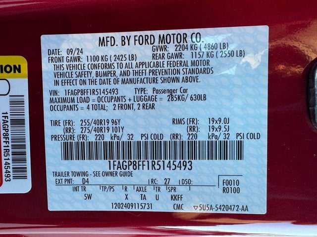 2024 Ford Mustang GT Premium Convertible