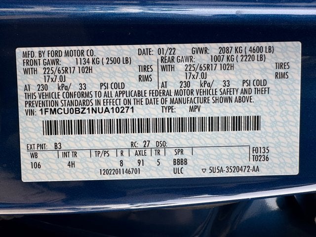 2022 Ford Escape SE Hybrid