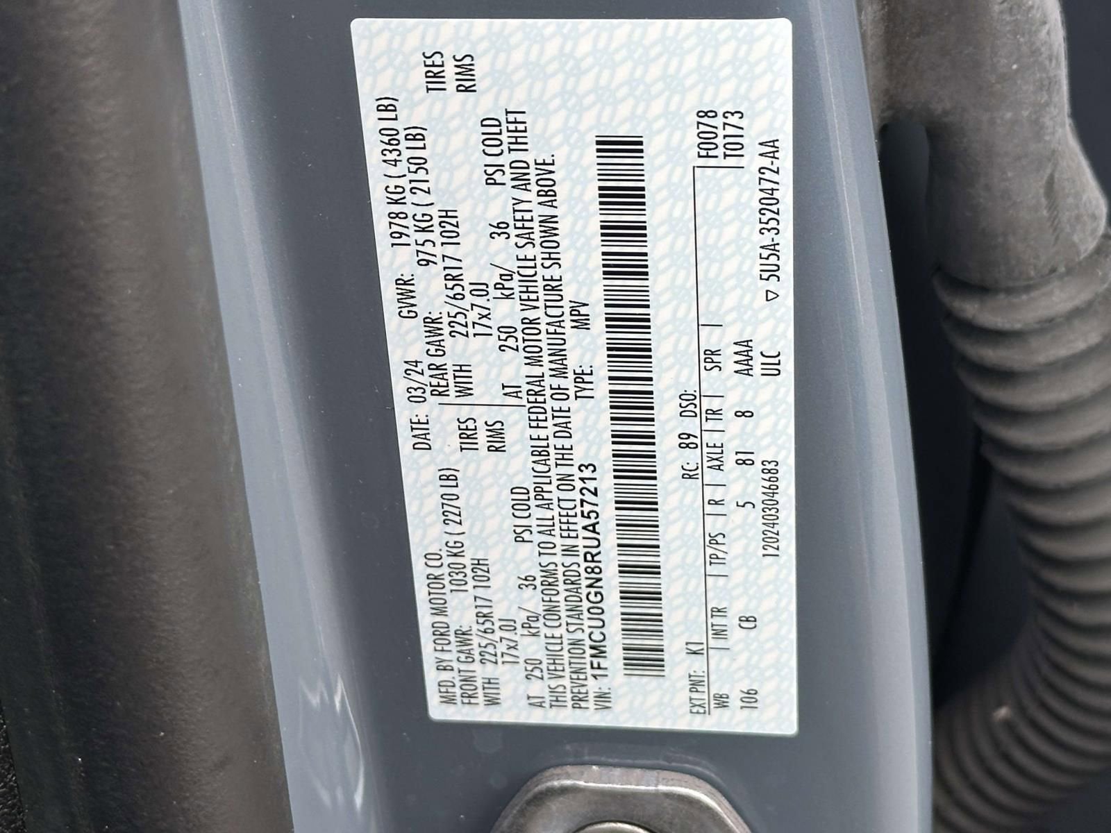 2024 Ford Escape Active