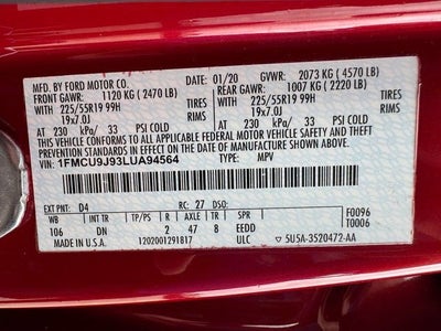 2020 Ford Escape Titanium