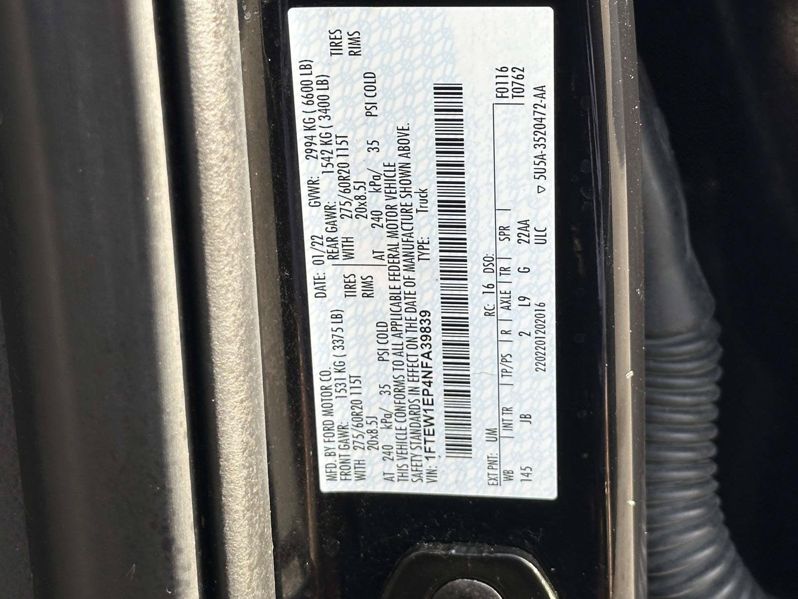2022 Ford F-150 XL