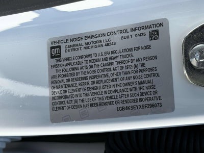 2025 Chevrolet Silverado 3500 HD Chassis Cab Work Truck