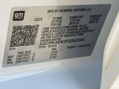 2026 Chevrolet Silverado 1500 WT