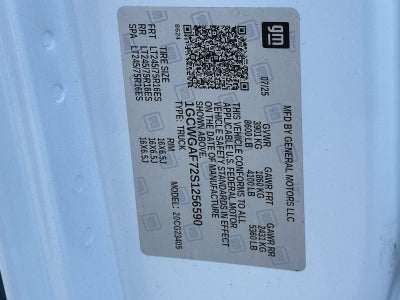 2025 Chevrolet Express Cargo 2500 WT