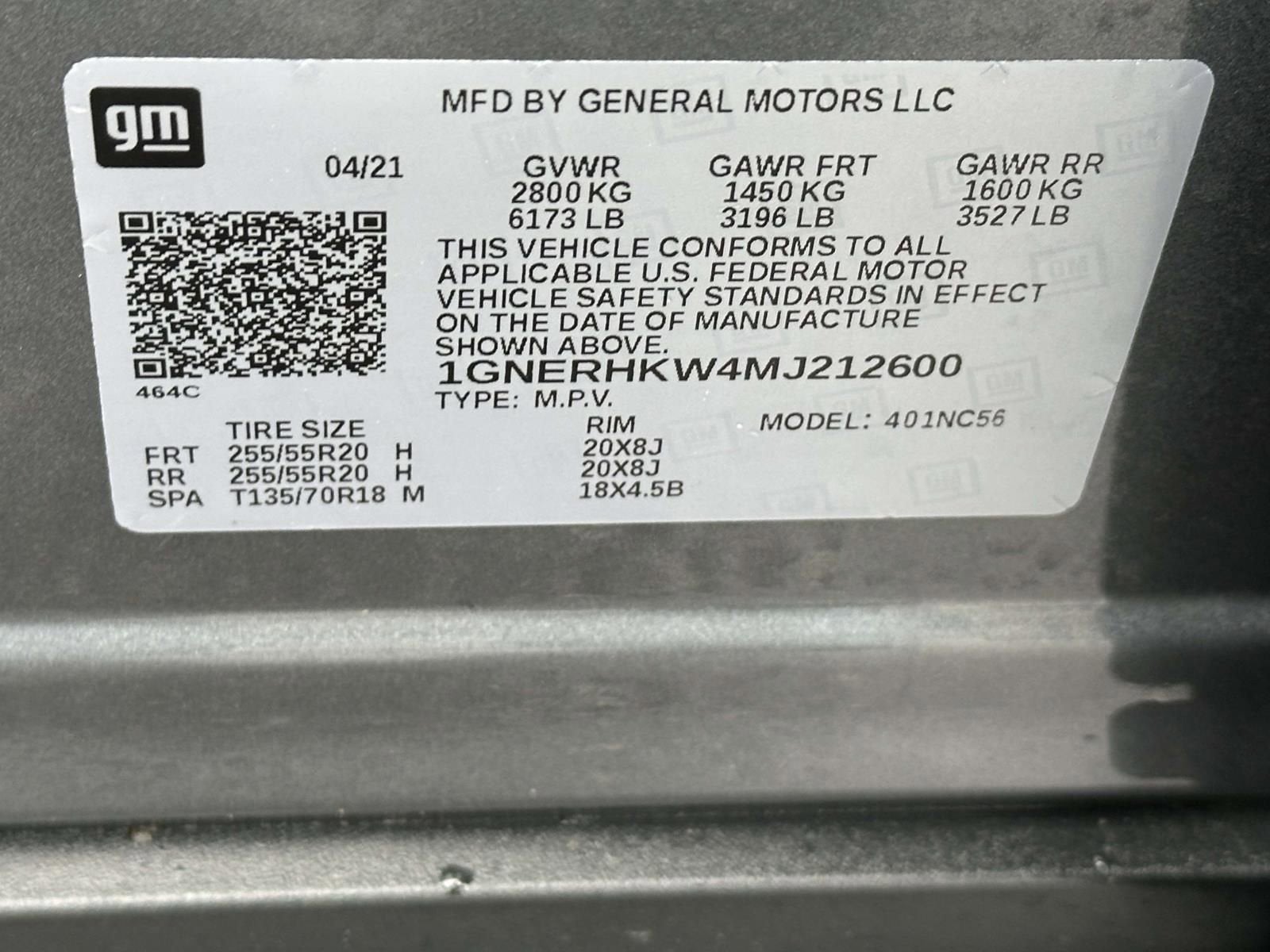 2021 Chevrolet Traverse LT Leather