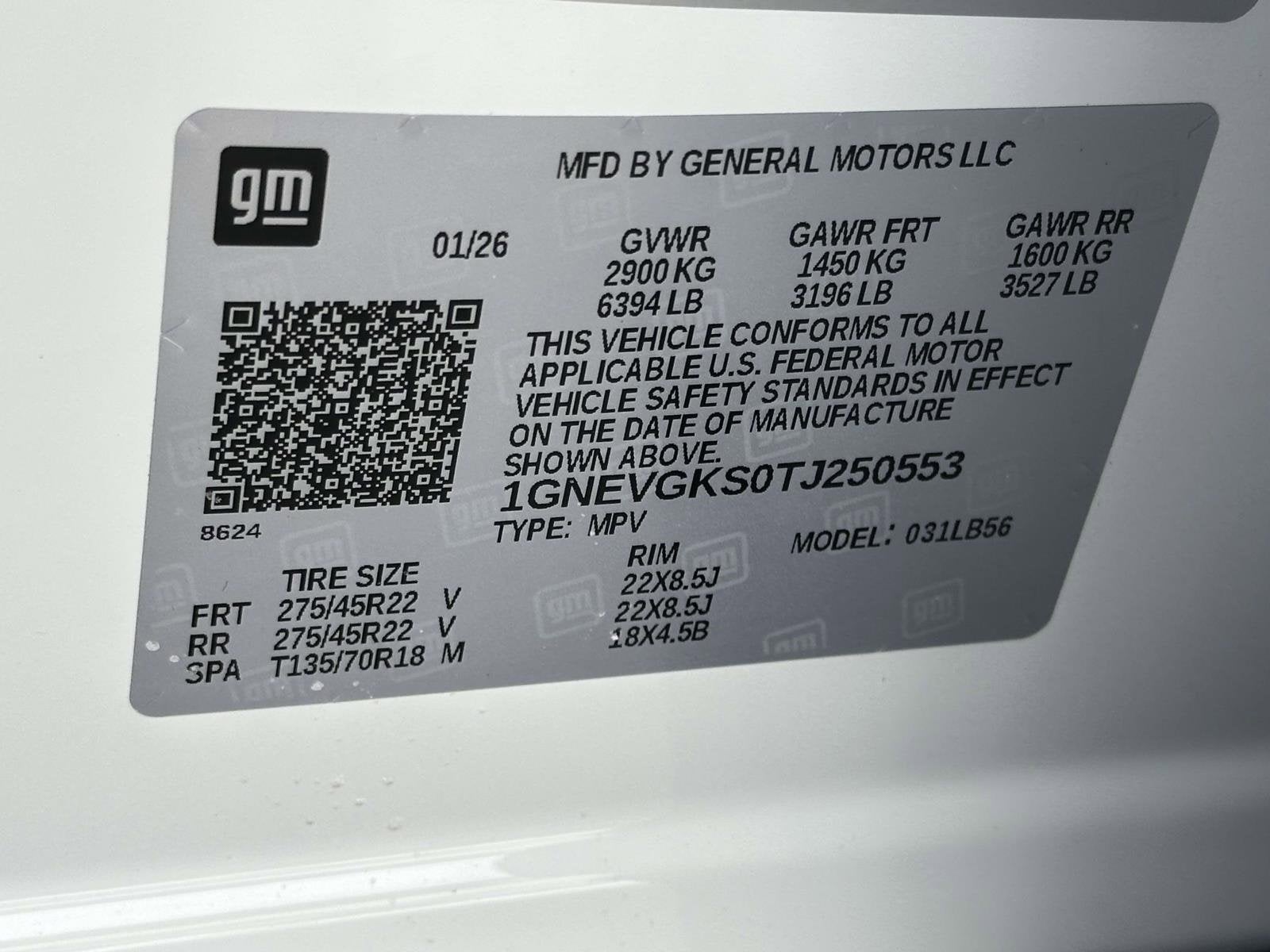 2026 Chevrolet Traverse LT