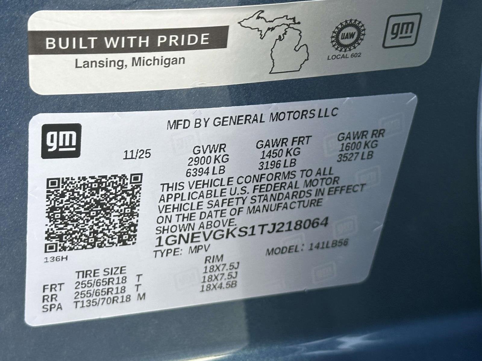 2026 Chevrolet Traverse LT