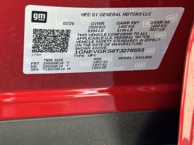 2026 Chevrolet Traverse LT