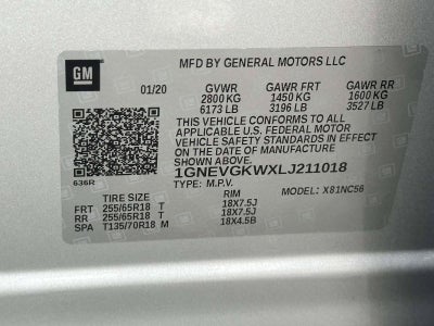 2020 Chevrolet Traverse LT Cloth