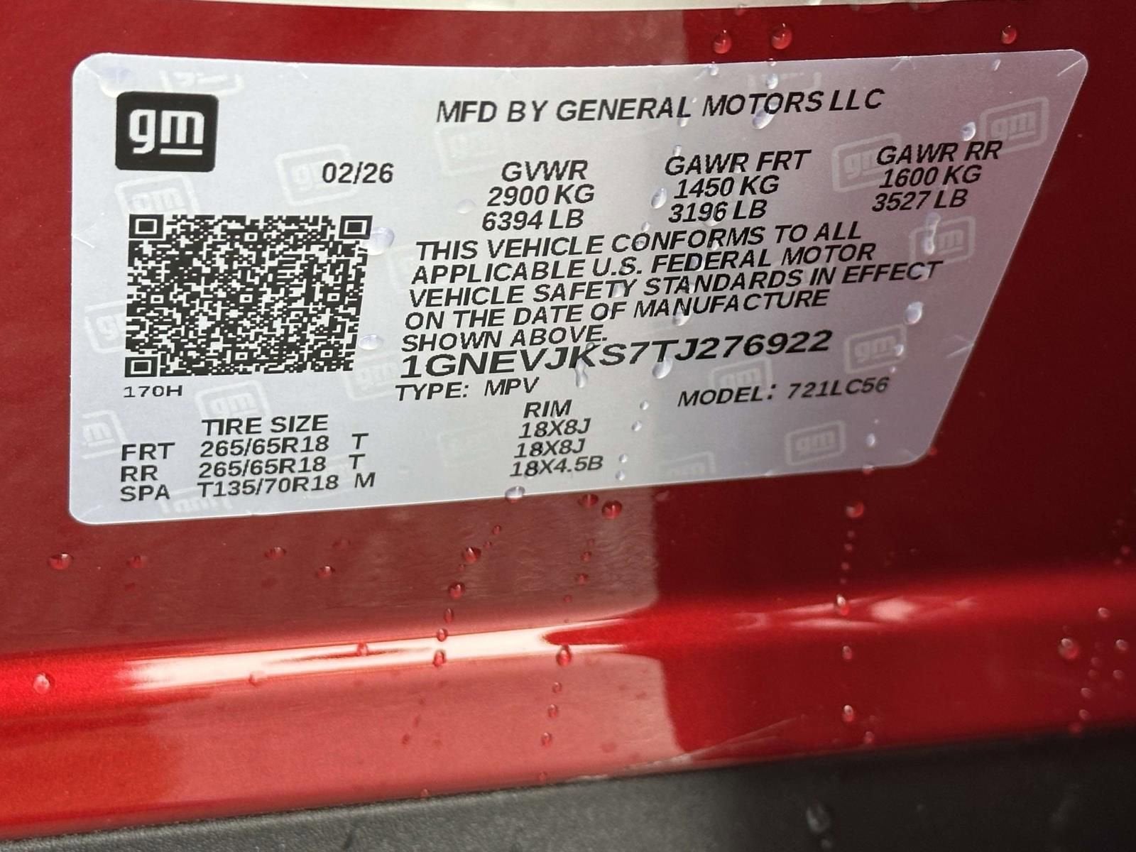 2026 Chevrolet Traverse Z71