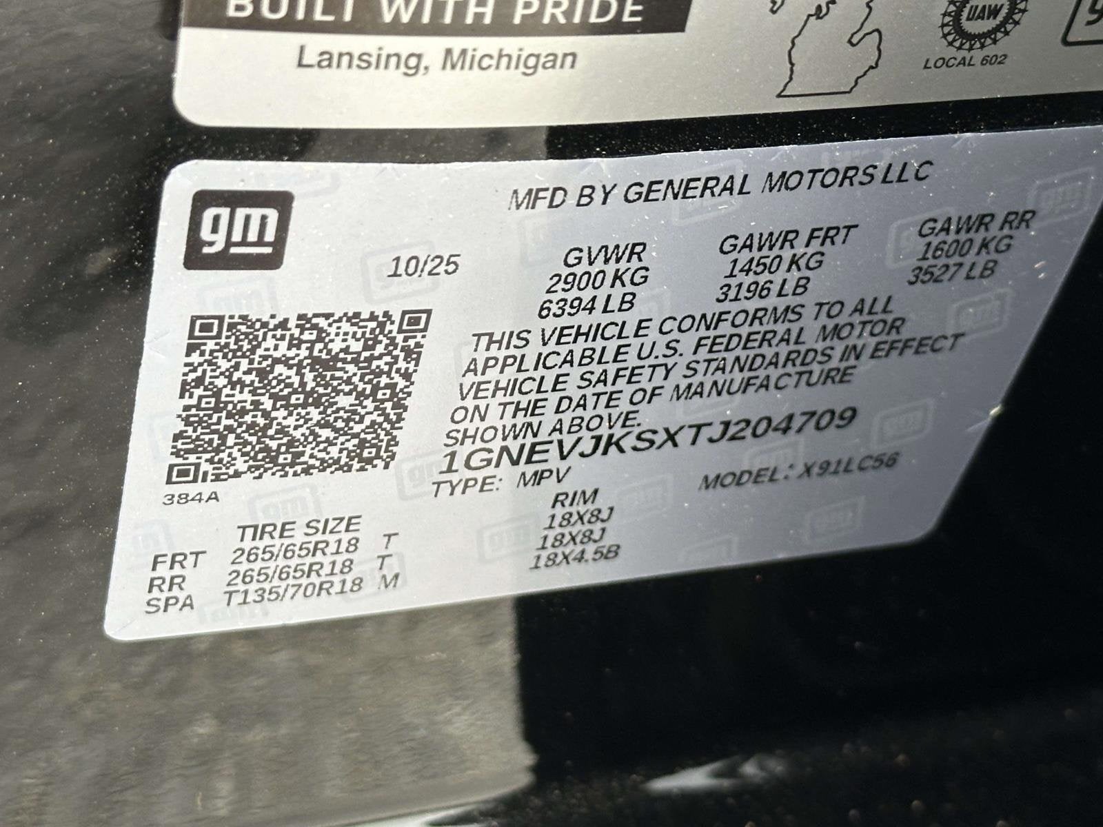 2026 Chevrolet Traverse Z71