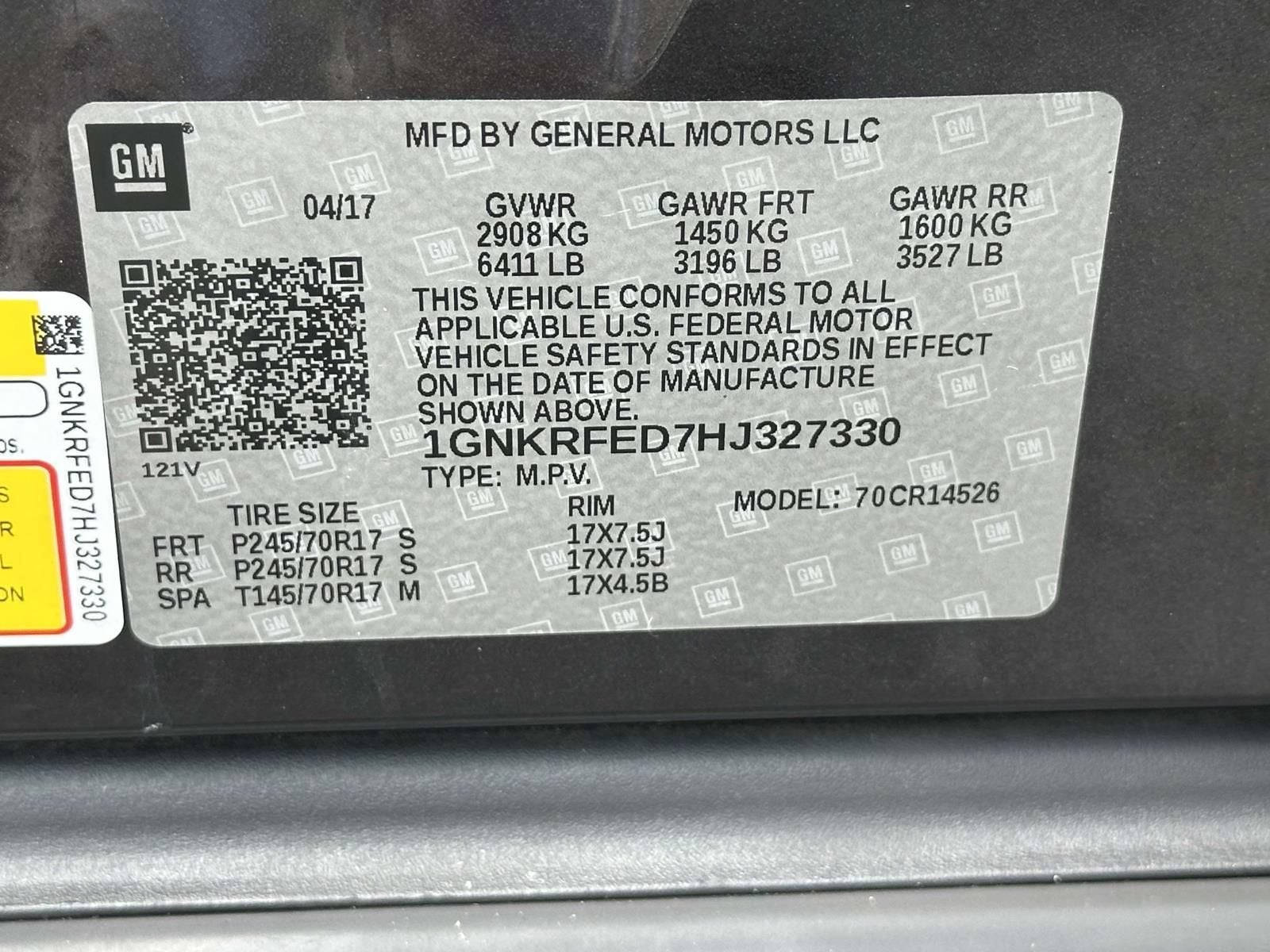 2017 Chevrolet Traverse LS