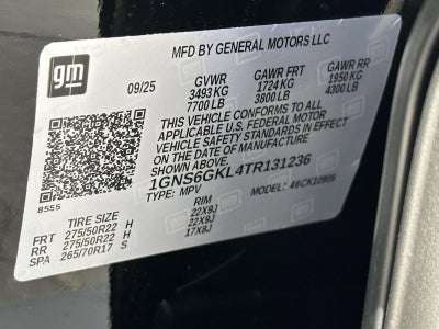 2026 Chevrolet Suburban High Country