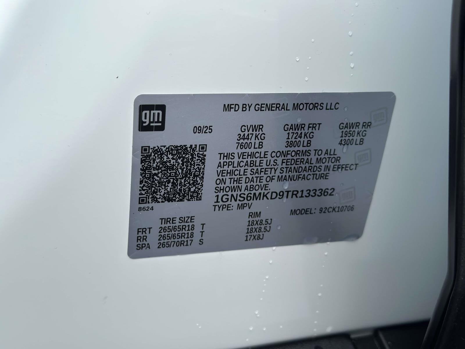 2026 Chevrolet Tahoe LS