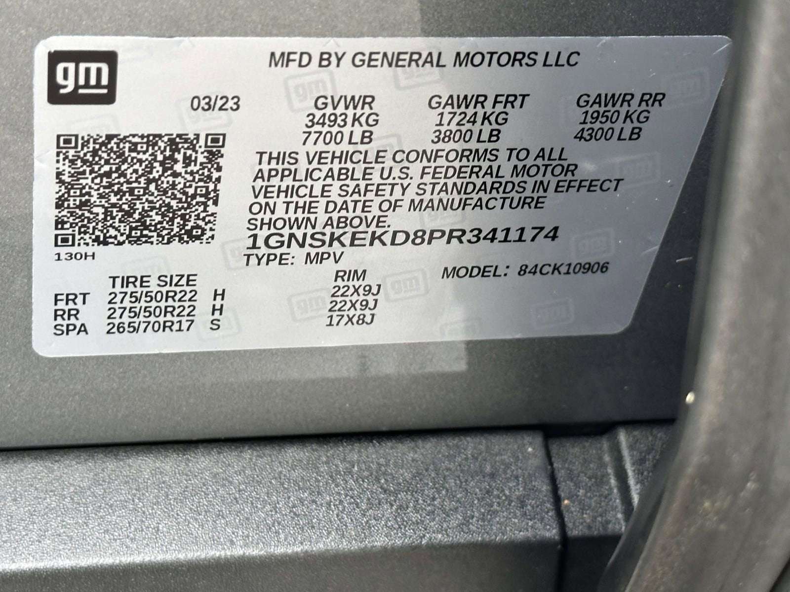 2023 Chevrolet Suburban RST