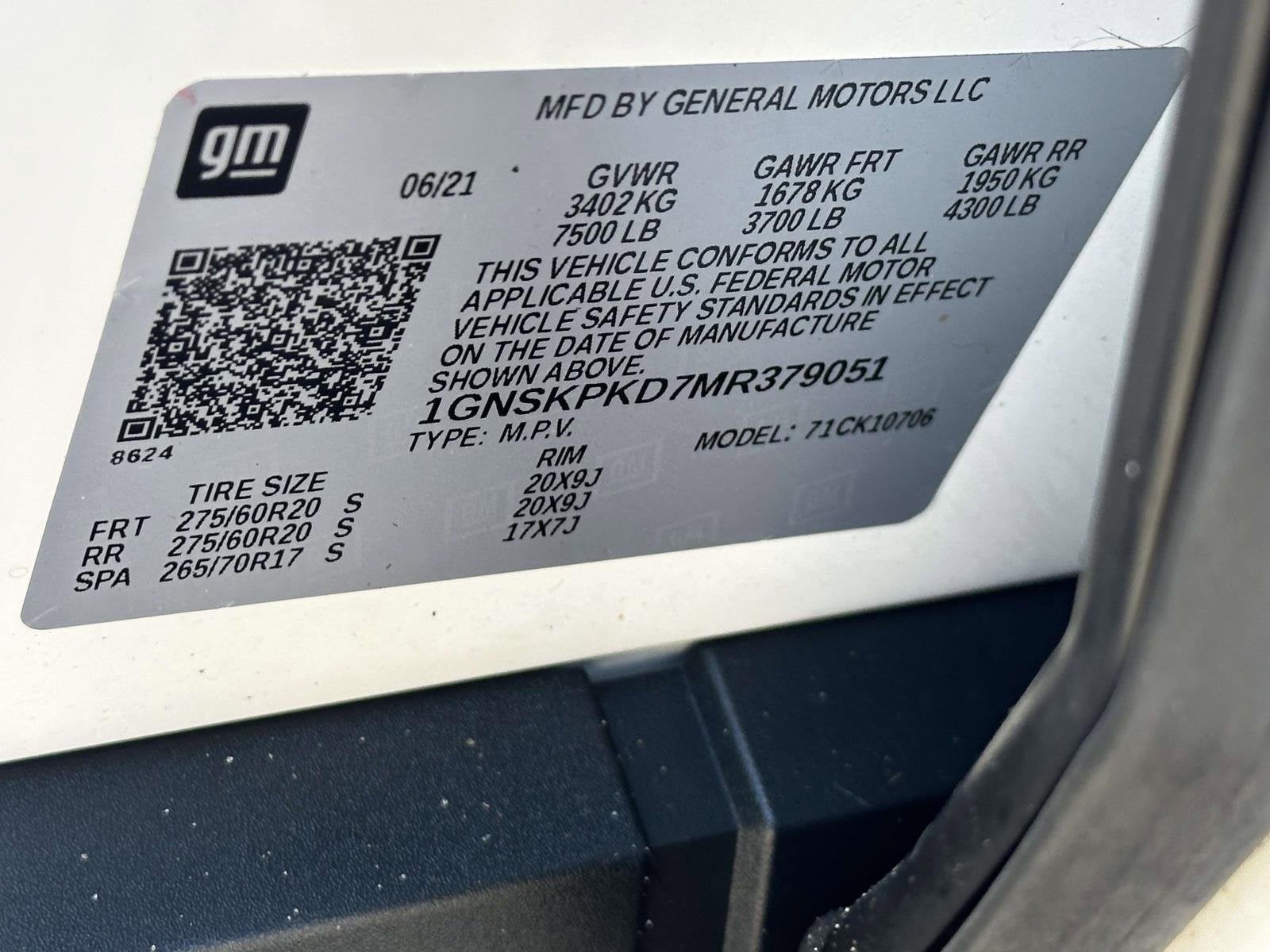 2021 Chevrolet Tahoe Z71