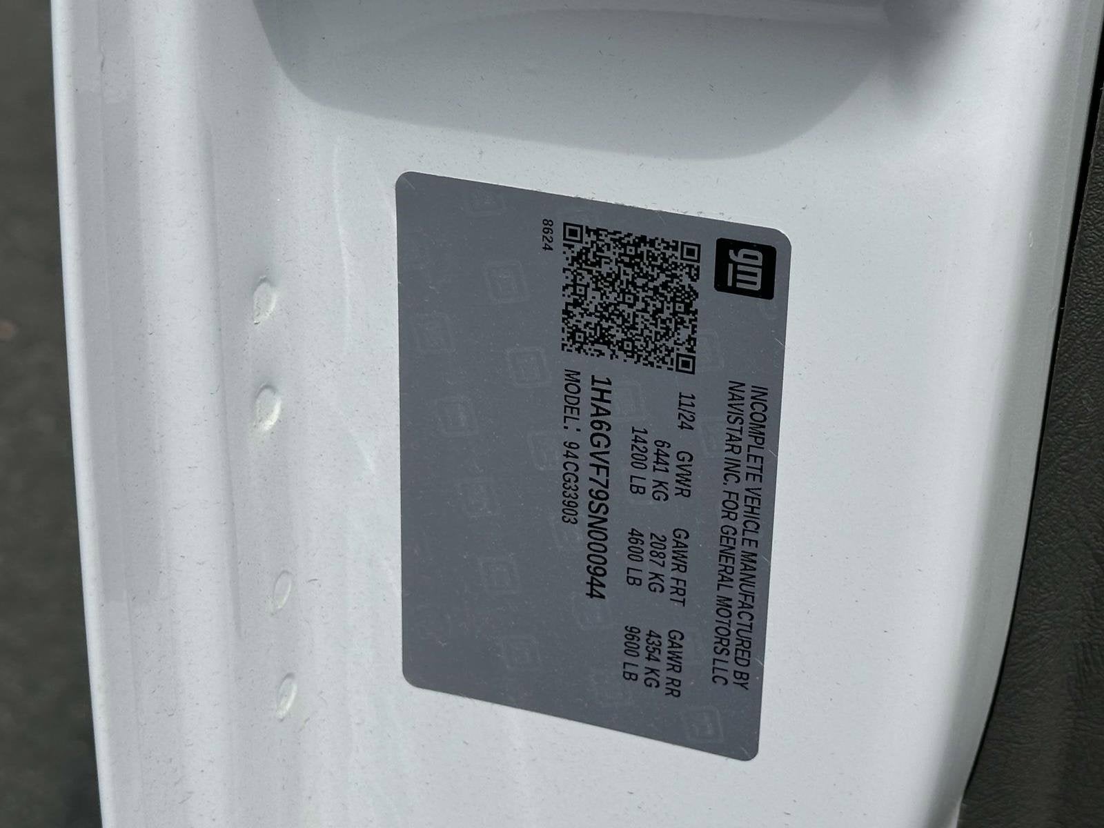 2025 Chevrolet Express Cutaway 4500 2WT