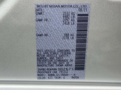 2024 Nissan Altima SL Intelligent AWD