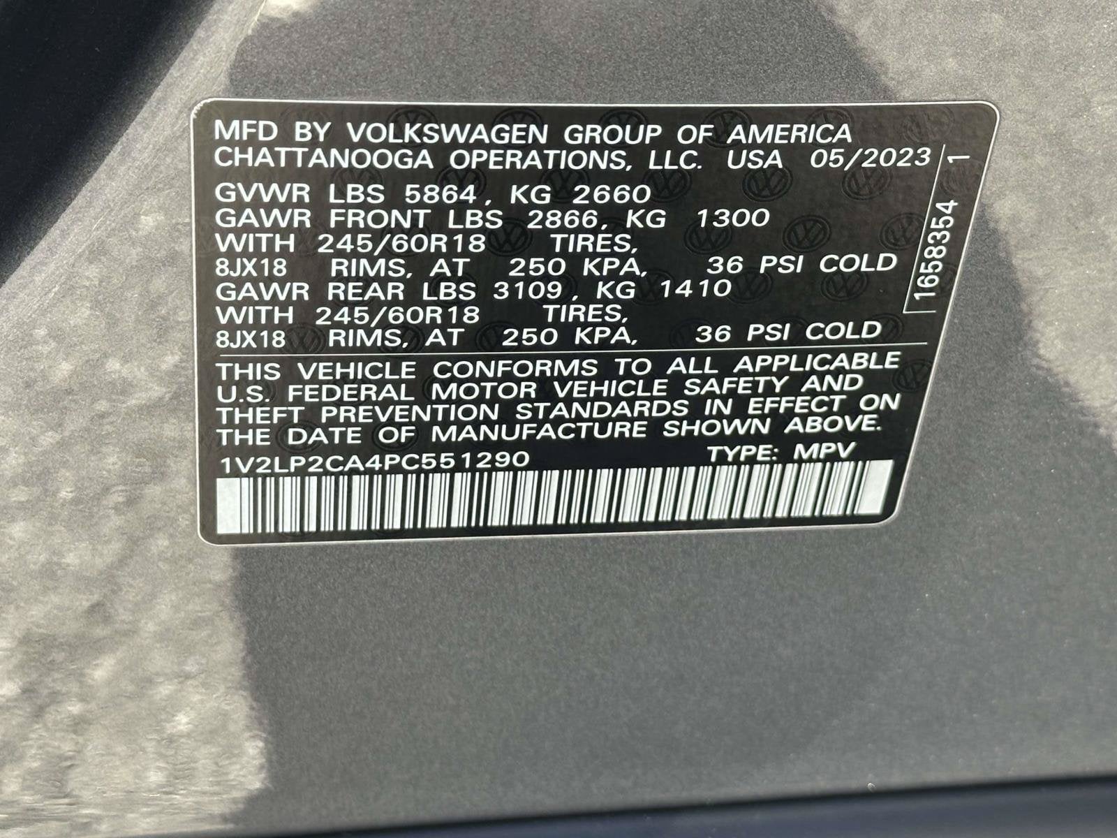 2023 Volkswagen Atlas 2.0T SE