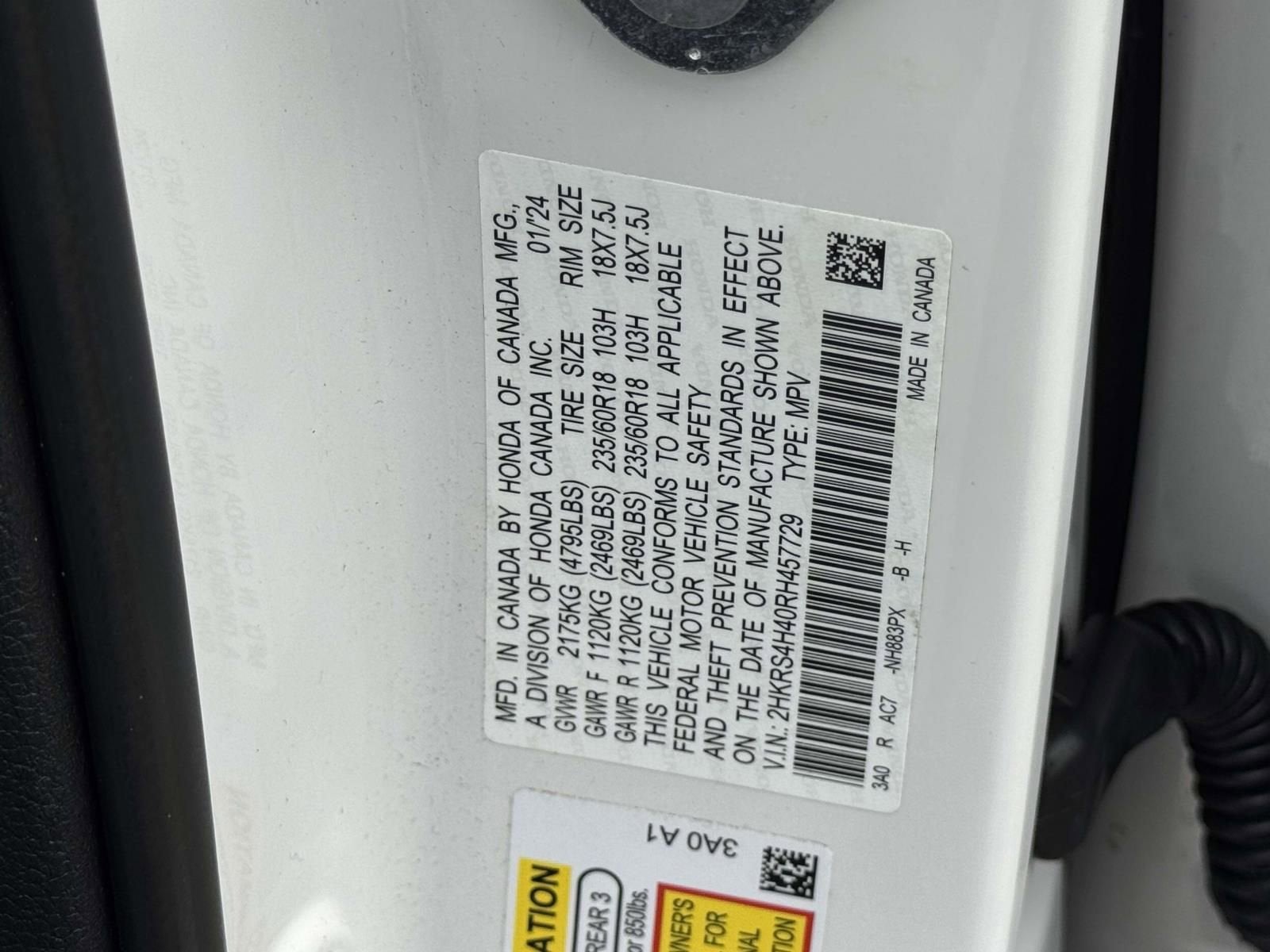 2024 Honda CR-V EX AWD