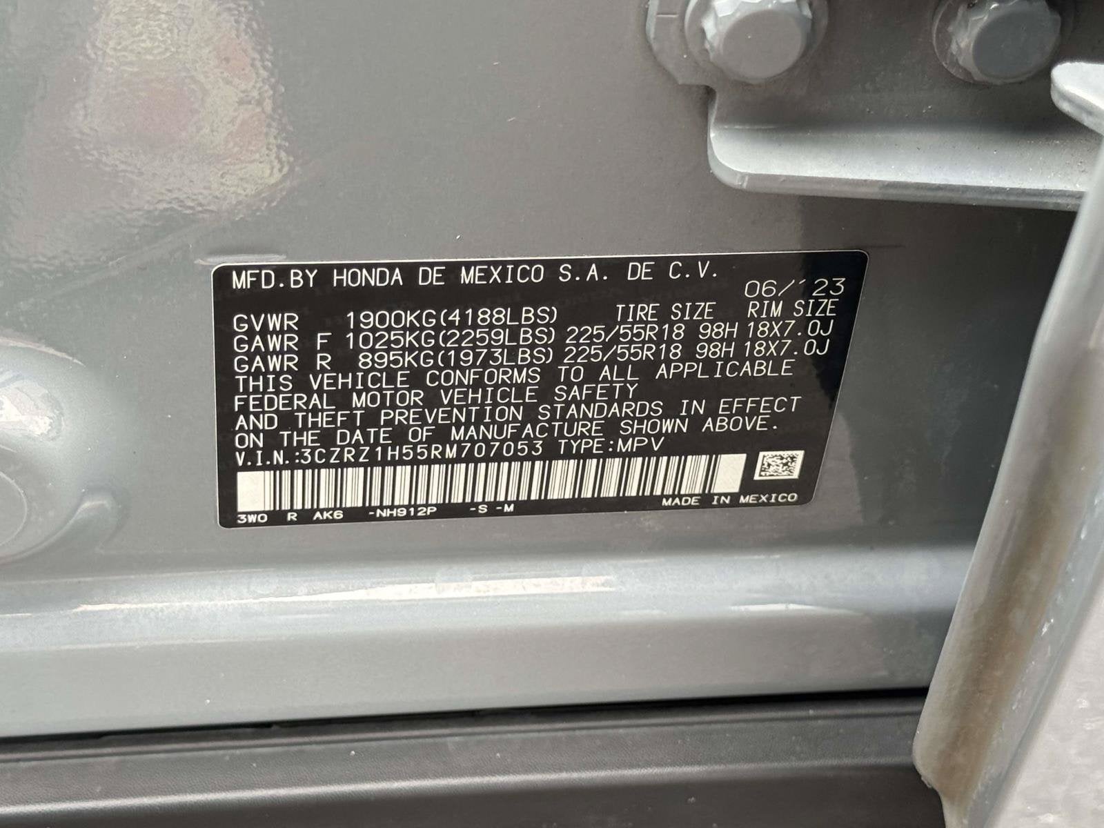 2024 Honda HR-V 2WD Sport