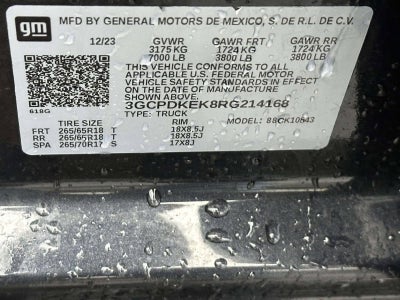 2024 Chevrolet Silverado 1500 LT (2FL)