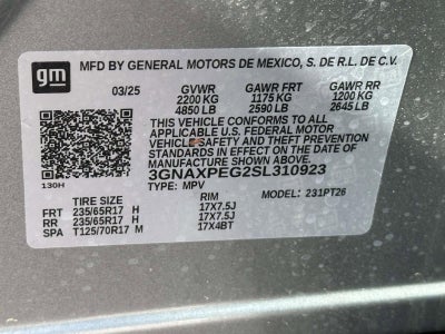 2025 Chevrolet Equinox LT