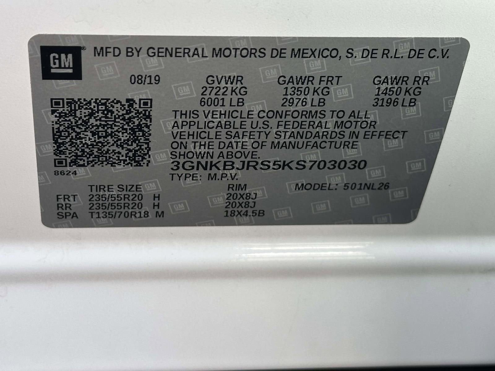 2019 Chevrolet Blazer RS