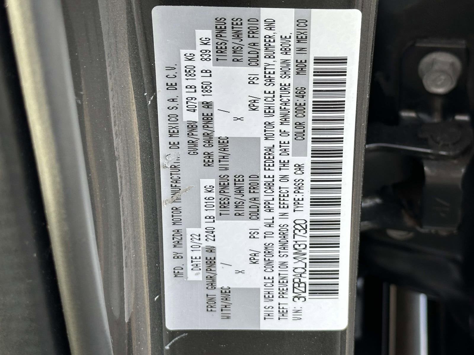 2022 Mazda Mazda3 Sedan Preferred