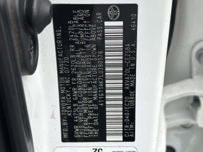 2020 Toyota Camry SE Nightshade Edition