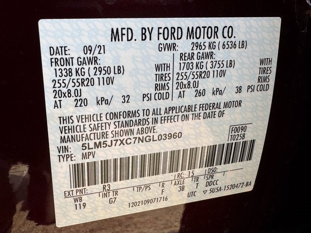 2022 Lincoln Aviator Reserve