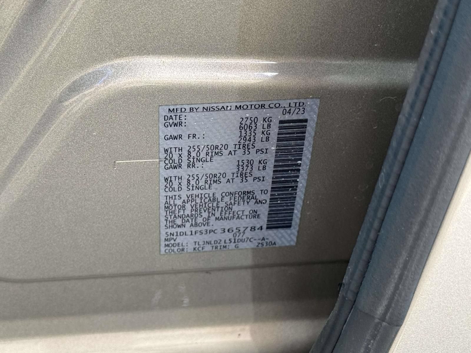 2023 INFINITI QX60 LUXE AWD
