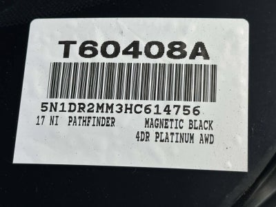 2017 Nissan Pathfinder Platinum