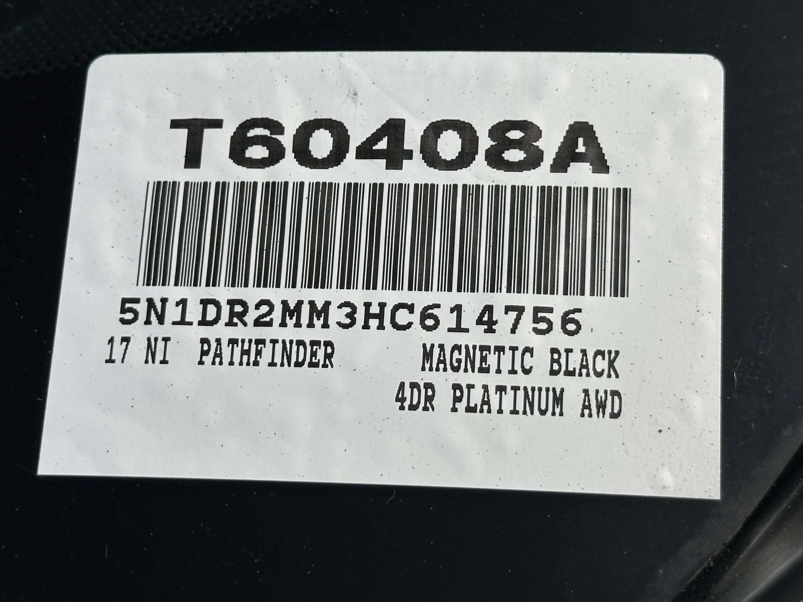 2017 Nissan Pathfinder Platinum