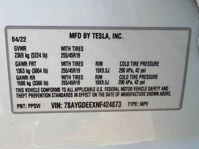 2022 Tesla Model Y Long Range