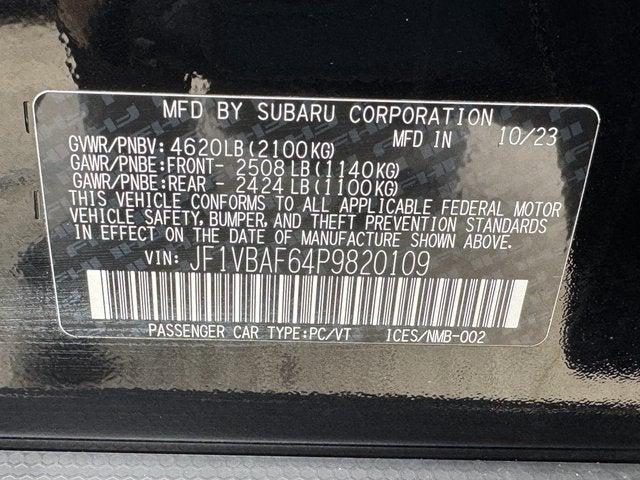 2023 Subaru WRX Premium