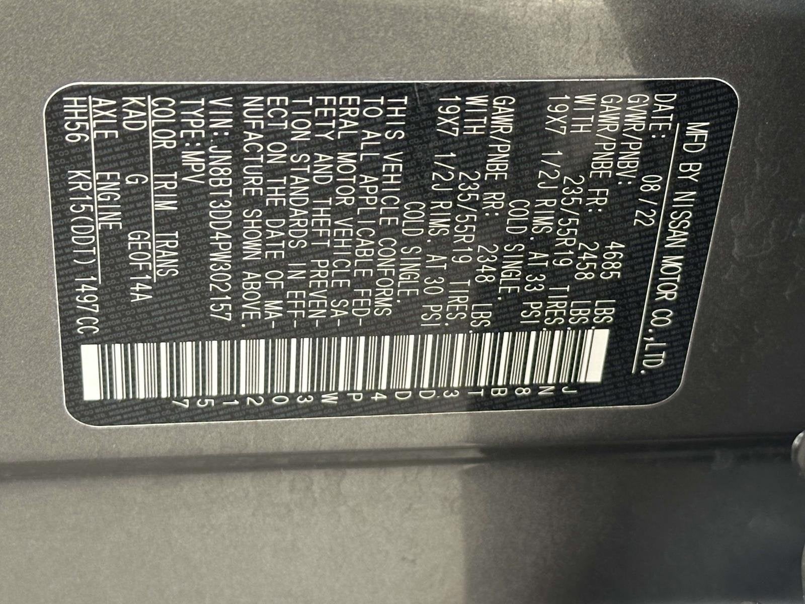 2023 Nissan Rogue Platinum Intelligent AWD