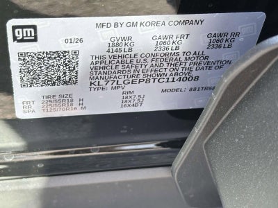 2026 Chevrolet Trax 1RS